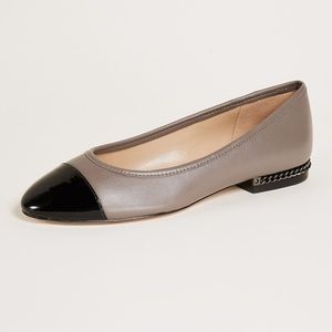Michael Kors Sabrina Leather Flats NIB US 7.5